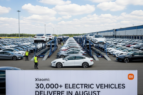 Xiaomi delivered over 30,000 electric vehicles in August Xiaomi delivered over 30,000 electric vehicles in August