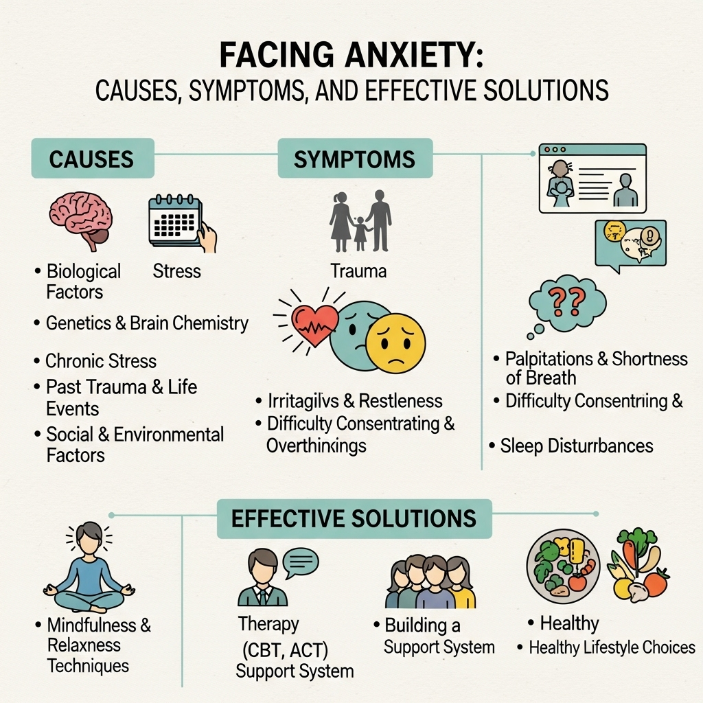 Facing Anxiety: Causes, Symptoms, and Effective Solutions