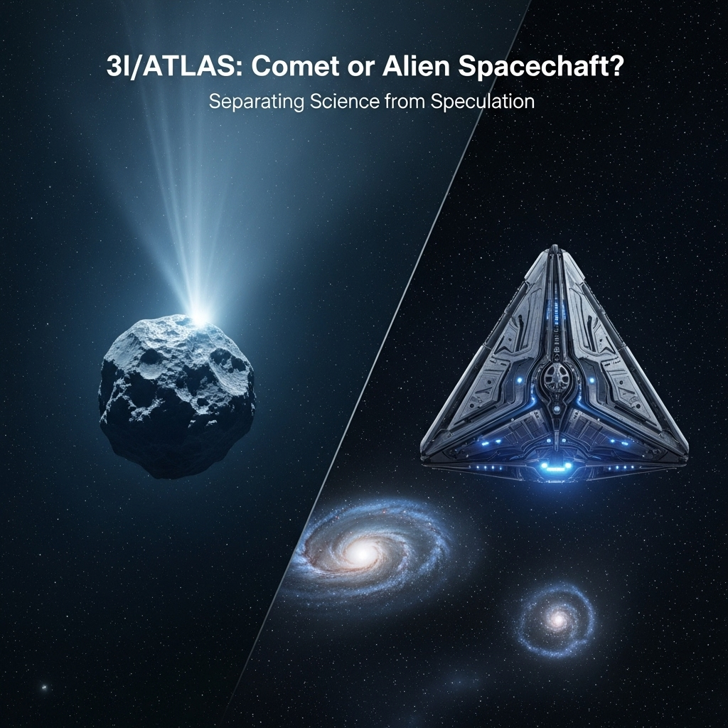 Is 3I/ATLAS a Comet or an Alien Spacecraft? Separating Science from Speculation
